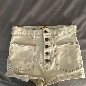 Free people white shorts///size 27